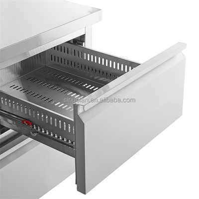 2 Door Under Counter Pizza Prep. Counter Under-Counter Refrigeration Equipment For Home Use