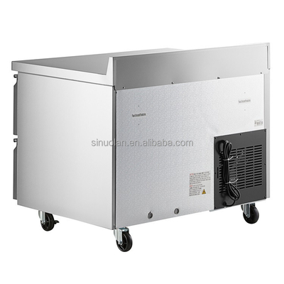 2 Door Under Counter Pizza Prep. Counter Under-Counter Refrigeration Equipment For Home Use