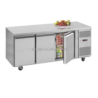 Home 24 Inch Under Counter Refrigerator Open Air Cooler Undercounter Glass Door Cooler