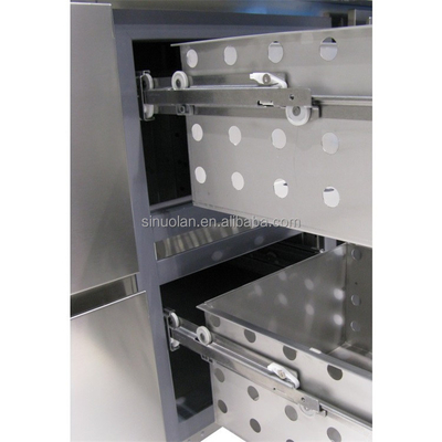 OEM Freezer Stainless Steel Work Bench Cooler Defrost Fridge Undercounter Fridge Refrigerator