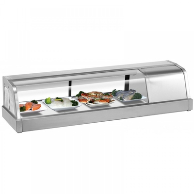 Counter Top Commercial Refrigerator Sushi Refrigerator Sushi Showcase Display Refrigeration Display Mini Sushi Bar Chiller
