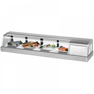 Counter Top Commercial Refrigerator Sushi Refrigerator Sushi Showcase Display Refrigeration Display Mini Sushi Bar Chiller