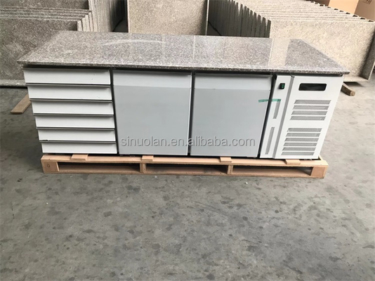 Refrigerated 1 2 3 4 Door Pizza Counter Top Salad Bar Counter Prep Station Fridge Bar Line Counter Freezer