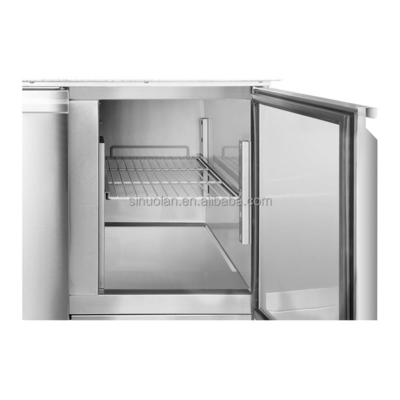 Hot Sales Refrigerated Counter Top Salad Bar Prep Table With Chiller Pizza Refrigerator