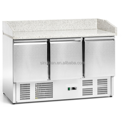 Hot Sales Refrigerated Counter Top Salad Bar Prep Table With Chiller Pizza Refrigerator