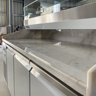 CE Stainless Steel Salad Bar Freezer Cool Bar Sandwich Pizza Counter Refrigerator Pizza Prep Table