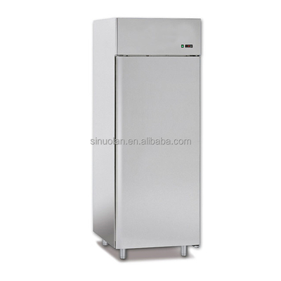 2023 Hot Sale Stainless Steel Top Upright Freezer Fridge Kitchen Use one Door Refrigerator For Home