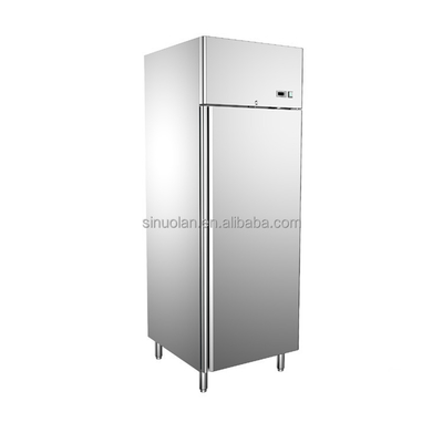 2023 Hot Sale Stainless Steel Top Upright Freezer Fridge Kitchen Use one Door Refrigerator For Home