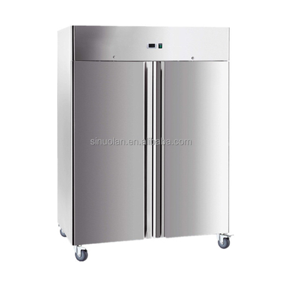 Commercial Refrigerator Four Doors Double Temperature Vertical Air-cooled Fresh-keeping Refrigerator Restaurant Kitchen Freezer