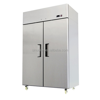 Commercial Refrigerator Four Doors Double Temperature Vertical Air-cooled Fresh-keeping Refrigerator Restaurant Kitchen Freezer
