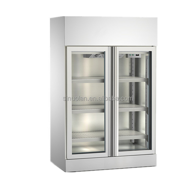 High Quality 2 Door 6 Door Upright Commercial Refrigerator /stainless Steel Kitchen Industrial Upright Chiller