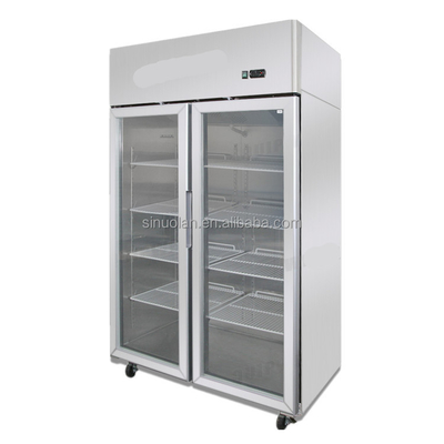 2 Door Hotel Refrigerator Freezer Standing Kitchen Refrigerator Freezer For Restaurant