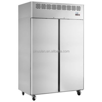 Large Capacity Frost Free Upright Commercial Fridge And Freezer 1000L Combo Reach In Refrigerator For Restaurant Kitchen