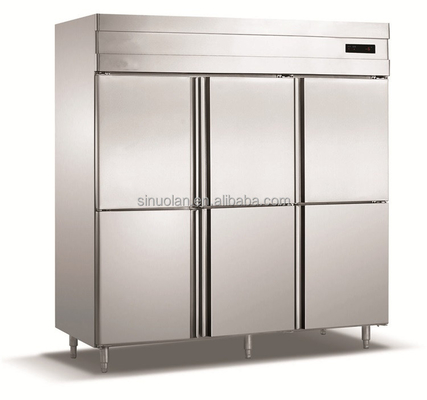 Commercial Reach-in Vertical Freezer -4 to 50F Frost Free Upright Ventilated RefrigerationRefrigerator For Hotel Restaurant