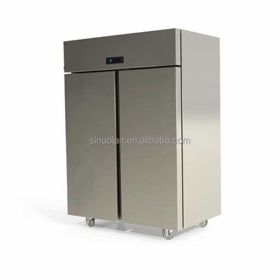 Combo Commercial Refrigerator For Kitchen 1000L Double Doors Upright Bottom Freezer Vertical Fridge/freezer