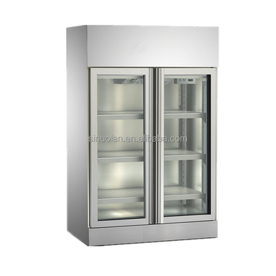 Luxury Commercial Vertical Refrigerator Dual-temperature Refrigerator Kitchen Equipment Freezer Refrigerator