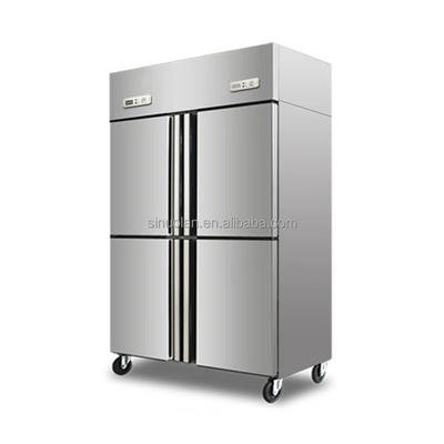 Luxury Commercial Vertical Refrigerator Dual-temperature Refrigerator Kitchen Equipment Freezer Refrigerator