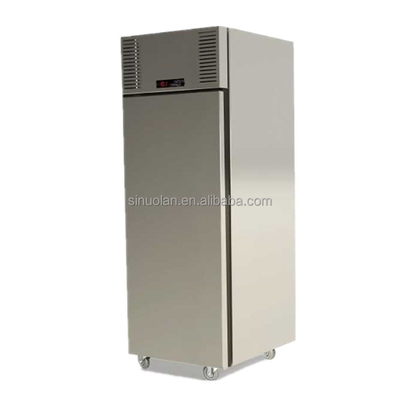 Commercial Fan Cooling Single Big Door Fridge Electric Upright Cooler Upright Refrigerator Supermarket Kitchen Freezer Equipment