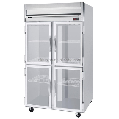 Refrigerator Chiller Upright Stainless Steel Refrigerator Two Doors Deep Freezer Commercial