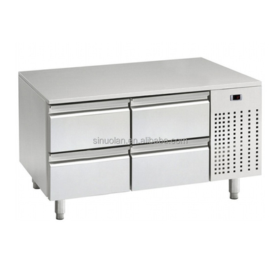 Stainless Steel Undercounter Cooling Worktable Commercial Workbench Frozen Prep Table With Drawer