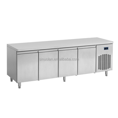 Air Cooling Worktable Kitchen Hotel Bench Under Counter Chiller