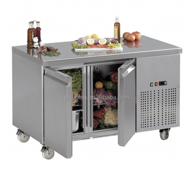SS304 Refrigeration 6 Drawers Prep Table Undercounter Chiller