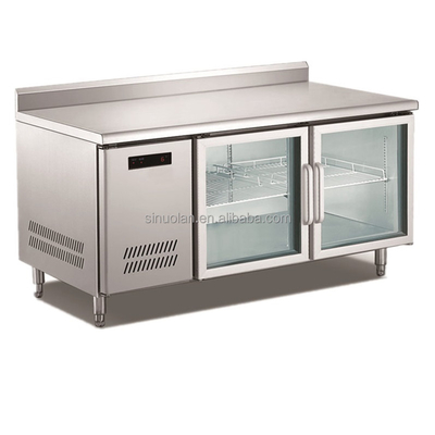 Commercial Restaurant Kitchen Refrigerator Worktop Undercounter Fridge With 4 Doors