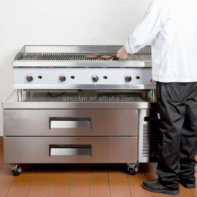 Factory Supply 2 Drawer Refrigerated Chef Base Fridge Drawer Refrigerator