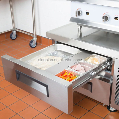 Factory Supply 2 Drawer Refrigerated Chef Base Fridge Drawer Refrigerator