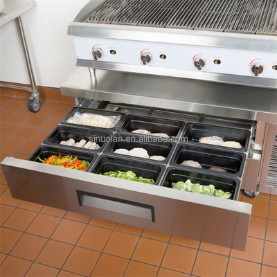 110v/60hz  Chef Base Meat Pizza Workbench Freezer Undercounter 1/ 2 / 3 / 4 / 5 / 6 / 7 / 8 drawer Counter Chillers