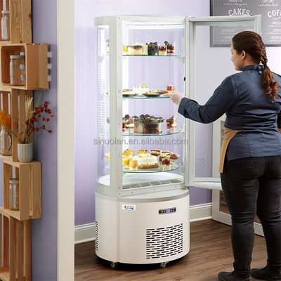 Vertical Cake Display Refrigerator Chiller Desert Showcase Cake Display Fridge