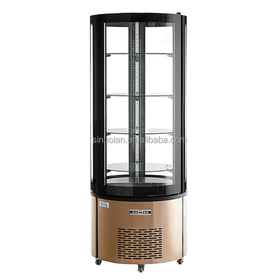 4 Layers Commercial Vertical Cake Bakery Display Fridge For Cake Shop