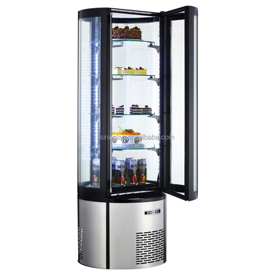 4 Layers Commercial Vertical Cake Bakery Display Fridge For Cake Shop