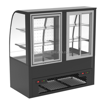 Dual Temperature Commercial Cake Display Freezer Cake Showcase Bakery Display Cabinet Refrigeration