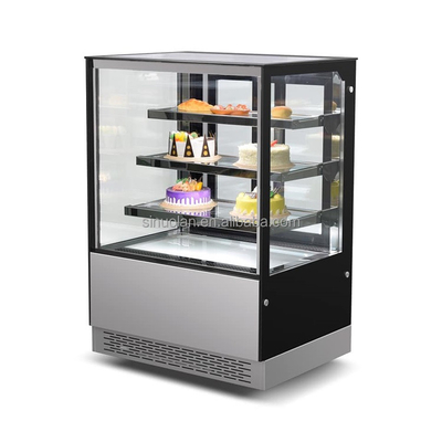 2022 New Style Cake Display Cake Chiller Refrigerated Showcase Cabinet Vertical Pastry Display Freezer
