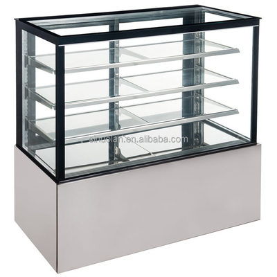 Customized 3 Layers Guangzhou Cake Display Upright Fridge For Cake Showcase Refrigerator Bakery Refrigerated