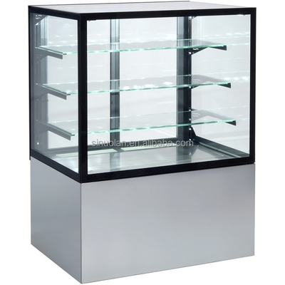 Customized 3 Layers Guangzhou Cake Display Upright Fridge For Cake Showcase Refrigerator Bakery Refrigerated