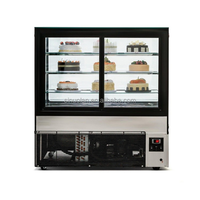 Customized 3 Layers Guangzhou Cake Display Upright Fridge For Cake Showcase Refrigerator Bakery Refrigerated