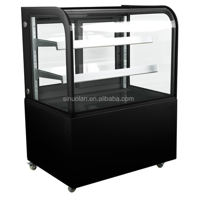 310L Upright Chiller Cake Display Fridge Philippines Standing Cake Showcase Refrigeration Cooler For Bakery Shop