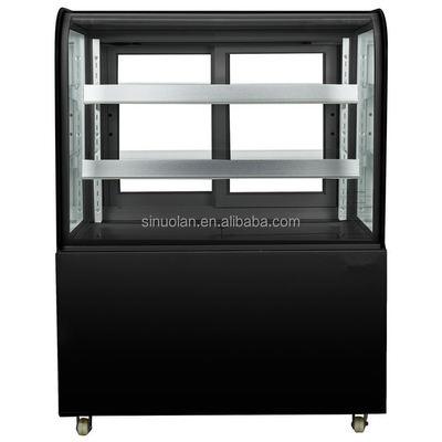 310L Upright Chiller Cake Display Fridge Philippines Standing Cake Showcase Refrigeration Cooler For Bakery Shop