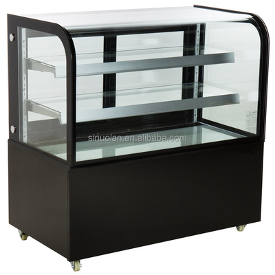 310L Upright Chiller Cake Display Fridge Philippines Standing Cake Showcase Refrigeration Cooler For Bakery Shop