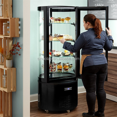 100L Cake Cooling Showcase Refrigerator Commercial Counter Top Bakery Display Showcase Chiller