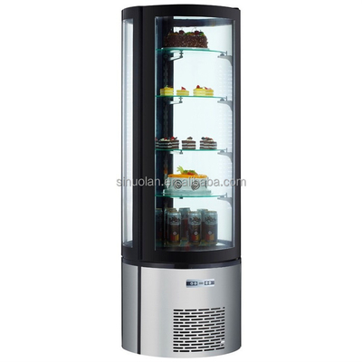 Swing Door Upright Cake Display Fridge Refrigerator Cabinet Chiller Cake Freezer Vertical Pastry Cooler Showcase