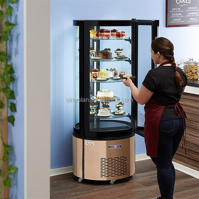 Air Cooled Sushi Display Refrigeration Cake Display Fridge Showcase Cake Chiller Showcase