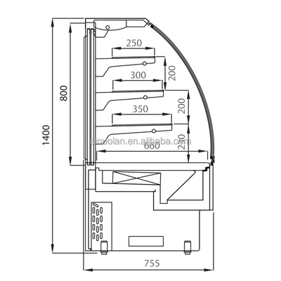 Refrigerated Cake Showcase Refrigerator And Freezers Cake Display Commercial Display Cake Vitrine Refrigerator Showcase