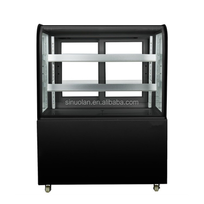 Customized Cafe Store Cake Dessert Display Fridge Glass Door Cake Showcase Bakery Display Cabinet