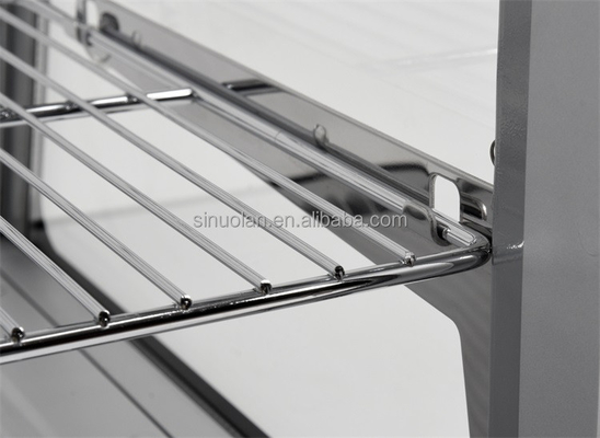 Professional Food Warmer Display 2 Layers Electric Food Warmer Display
