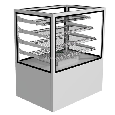Commercial Heated Display Cabinet Pie Warmer Hot Food Showcase Fried Chicken Food Display Warmer