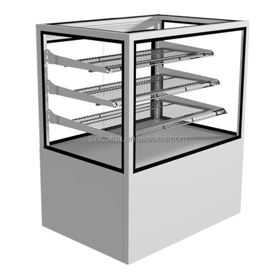 Commercial Food Warmer Display Showcase With Glass Cover Hot Food Fried Chicken Food Display Warmer