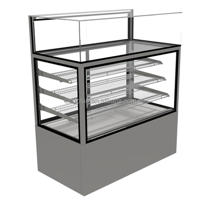 Counter Top Hot Food Display Warmer / Snack Warmer Display / Glass Food Warmer Display Showcase